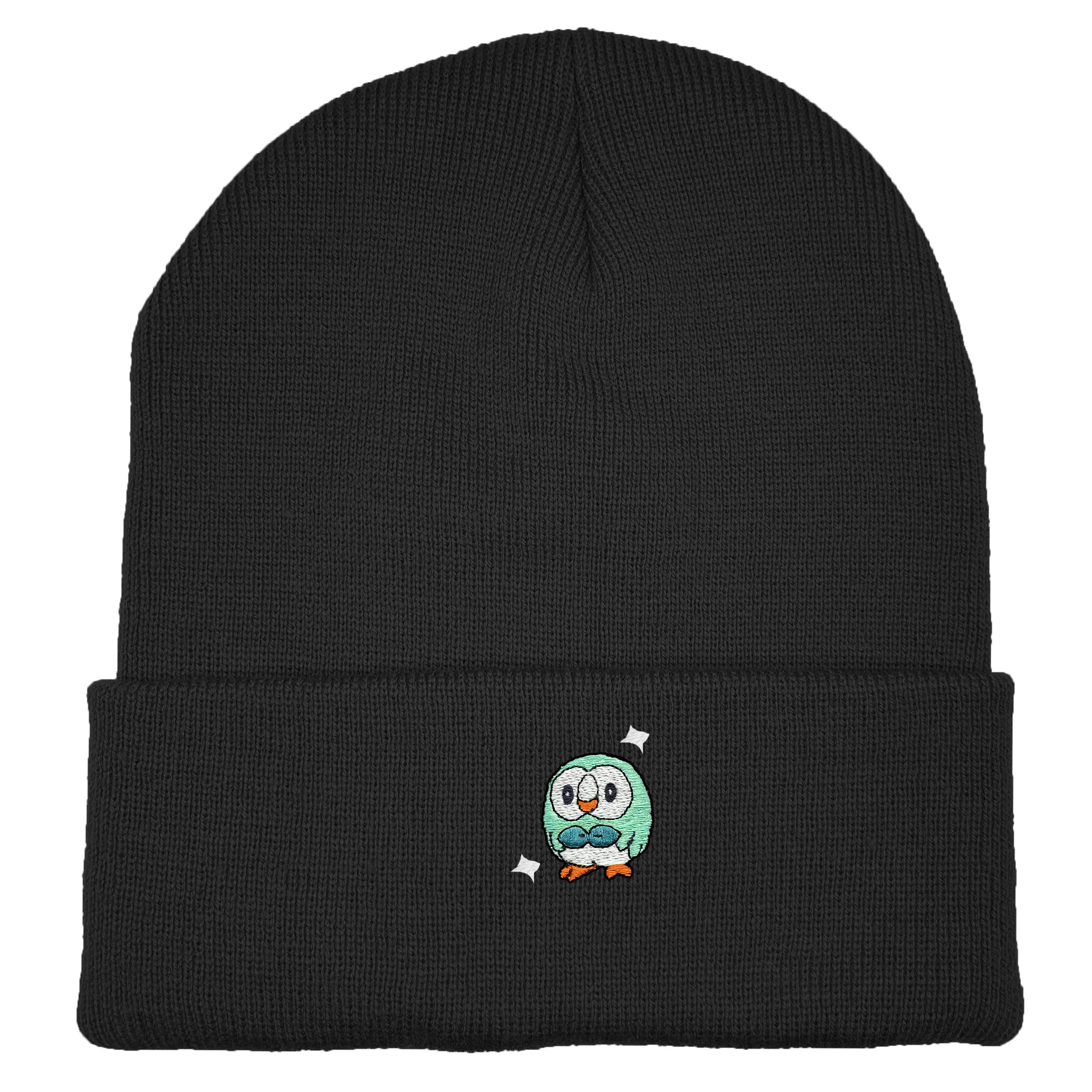 rowlet shiny beanie