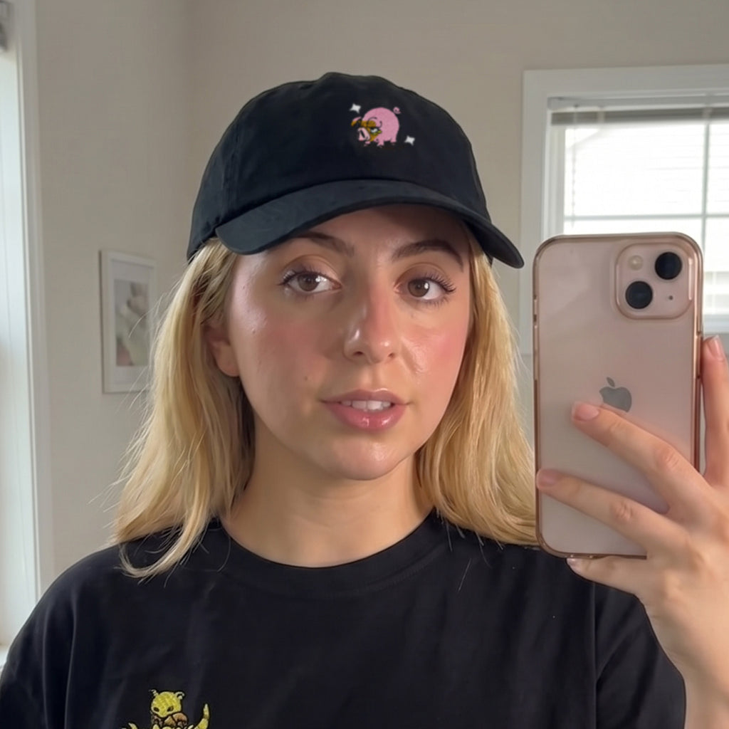 lechonk shiny Embroidered Dad Hat