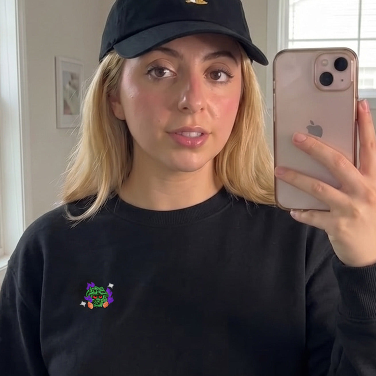 tangela shadow shiny sweatshirt