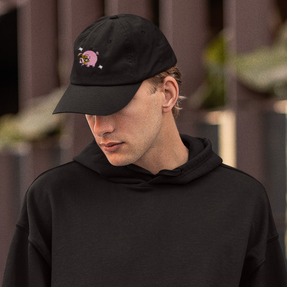 lechonk shiny Embroidered Dad Hat