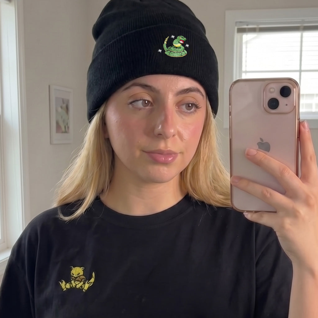 ekans shiny beanie