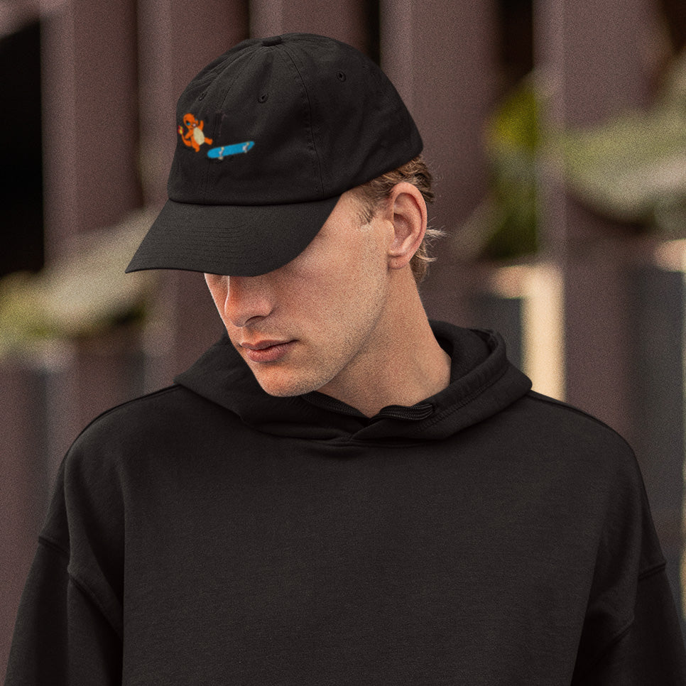 charmander sk8 dad hat