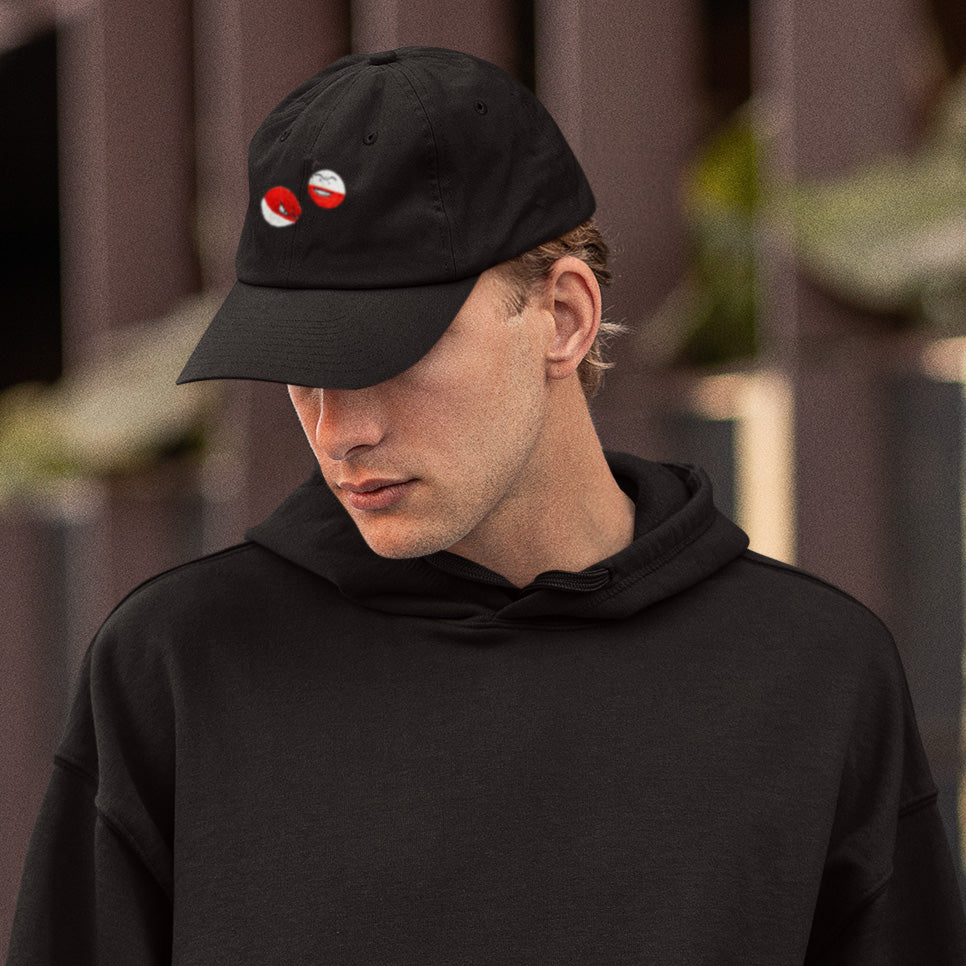 voltorb and electrode dad hat