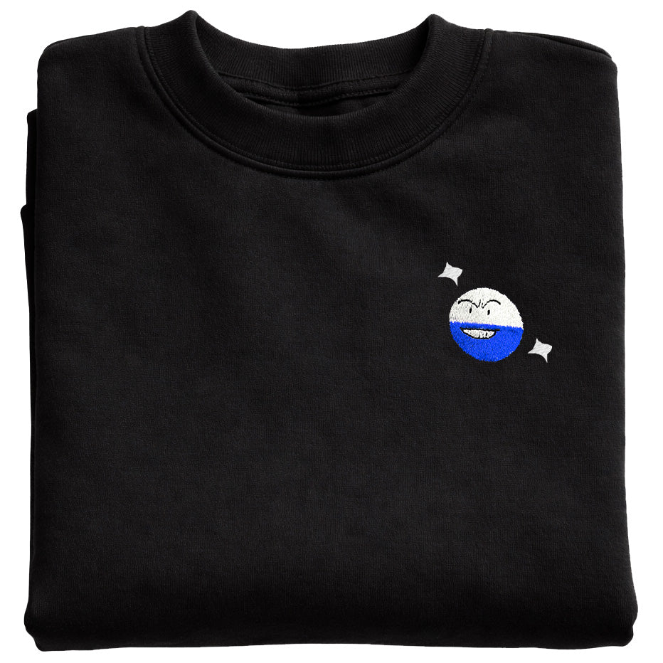 electrode shiny sweatshirt