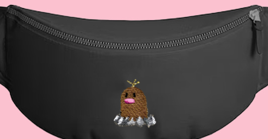 diglett fanny pack