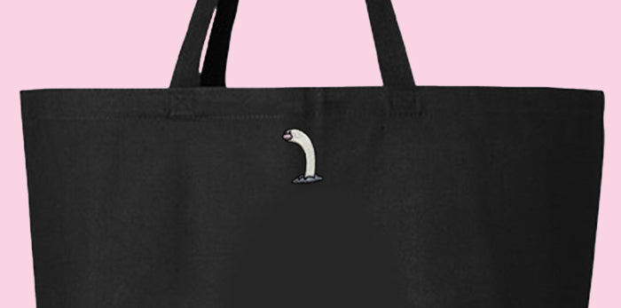 wiglett tall tote bag