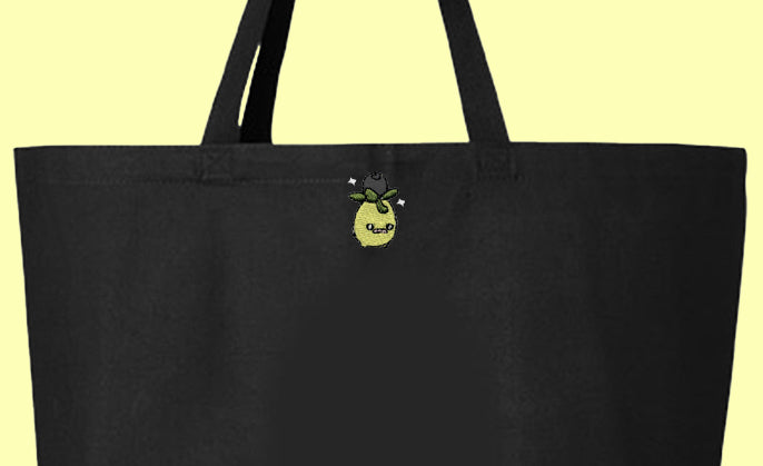 smoliv shiny tote bag