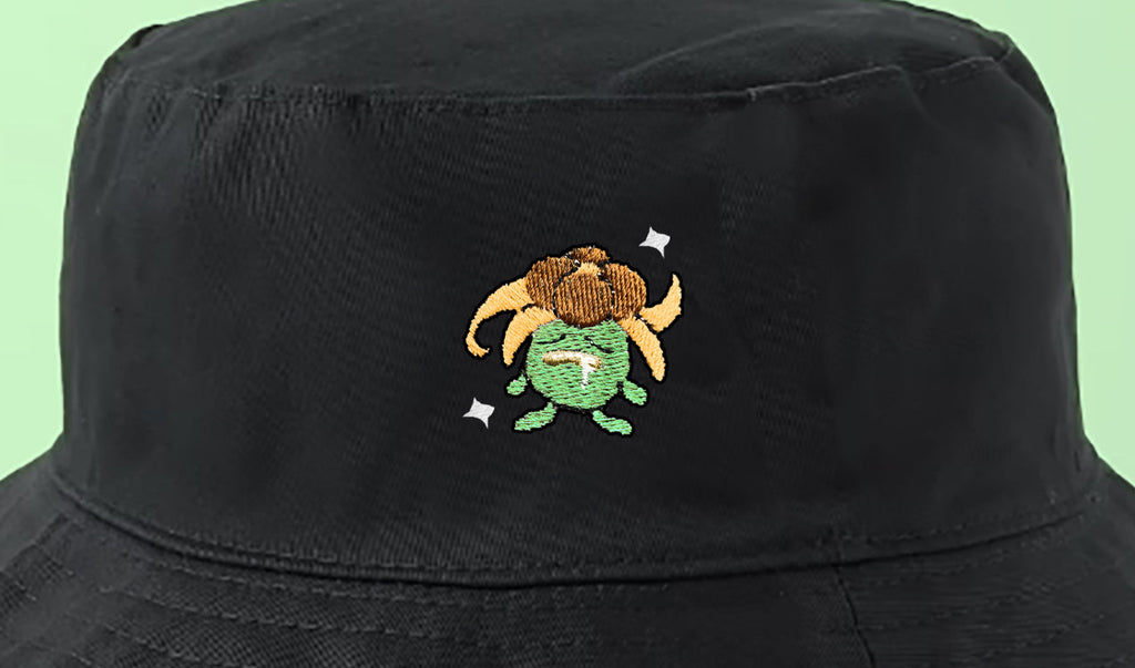 gloom shiny bucket hat