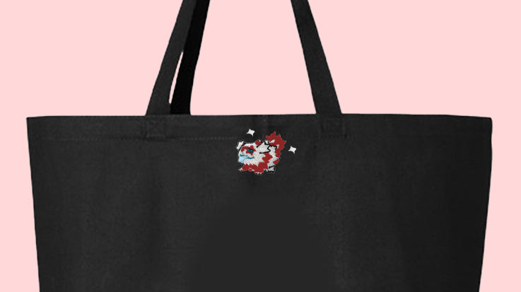 zigzagoon shiny tote bag
