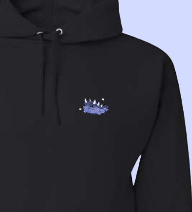clodsire spiked shiny hoodie