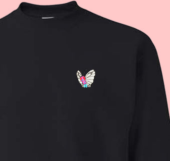 butterfree pink sweatshirt