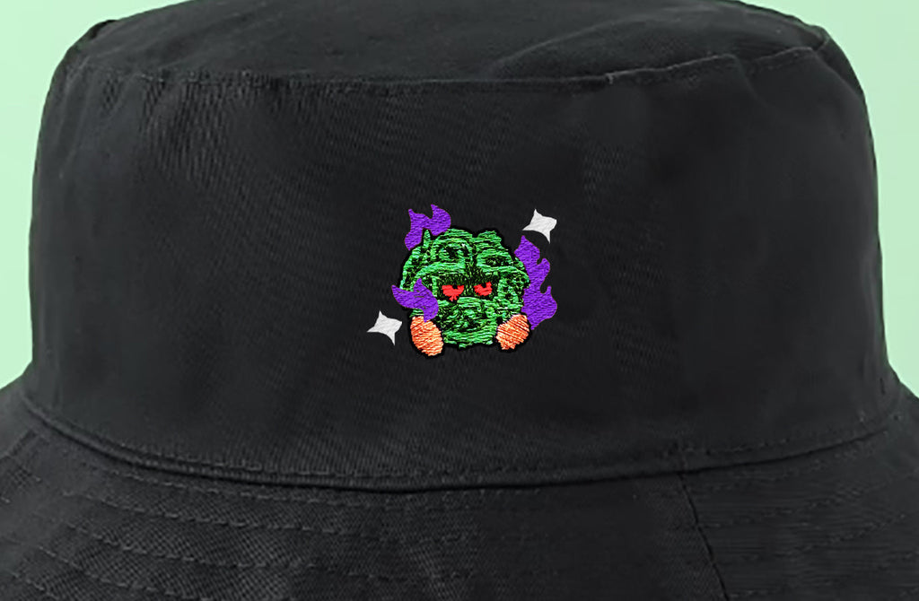tangela shadow shiny bucket hat