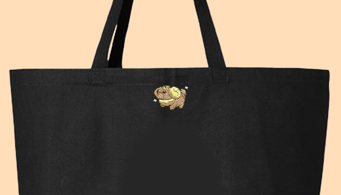 fidough shiny tote bag