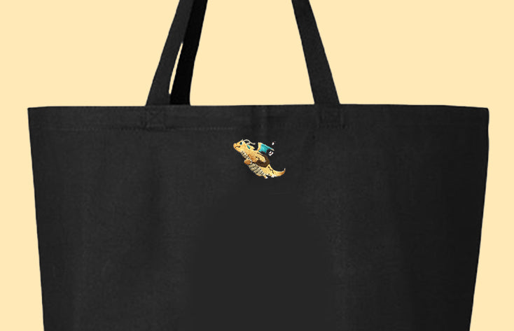 dragonite mailman tote bag