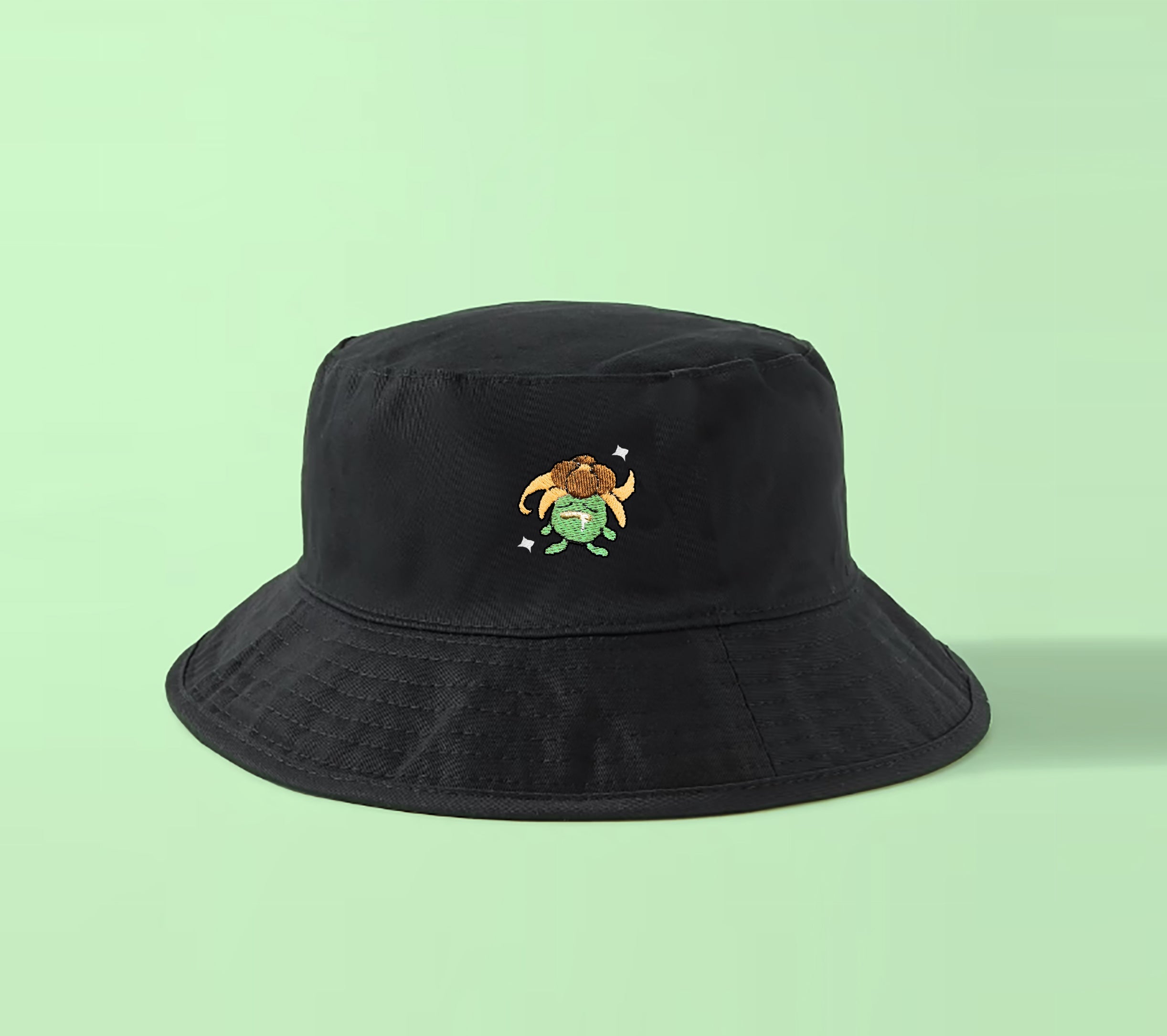 gloom shiny bucket hat