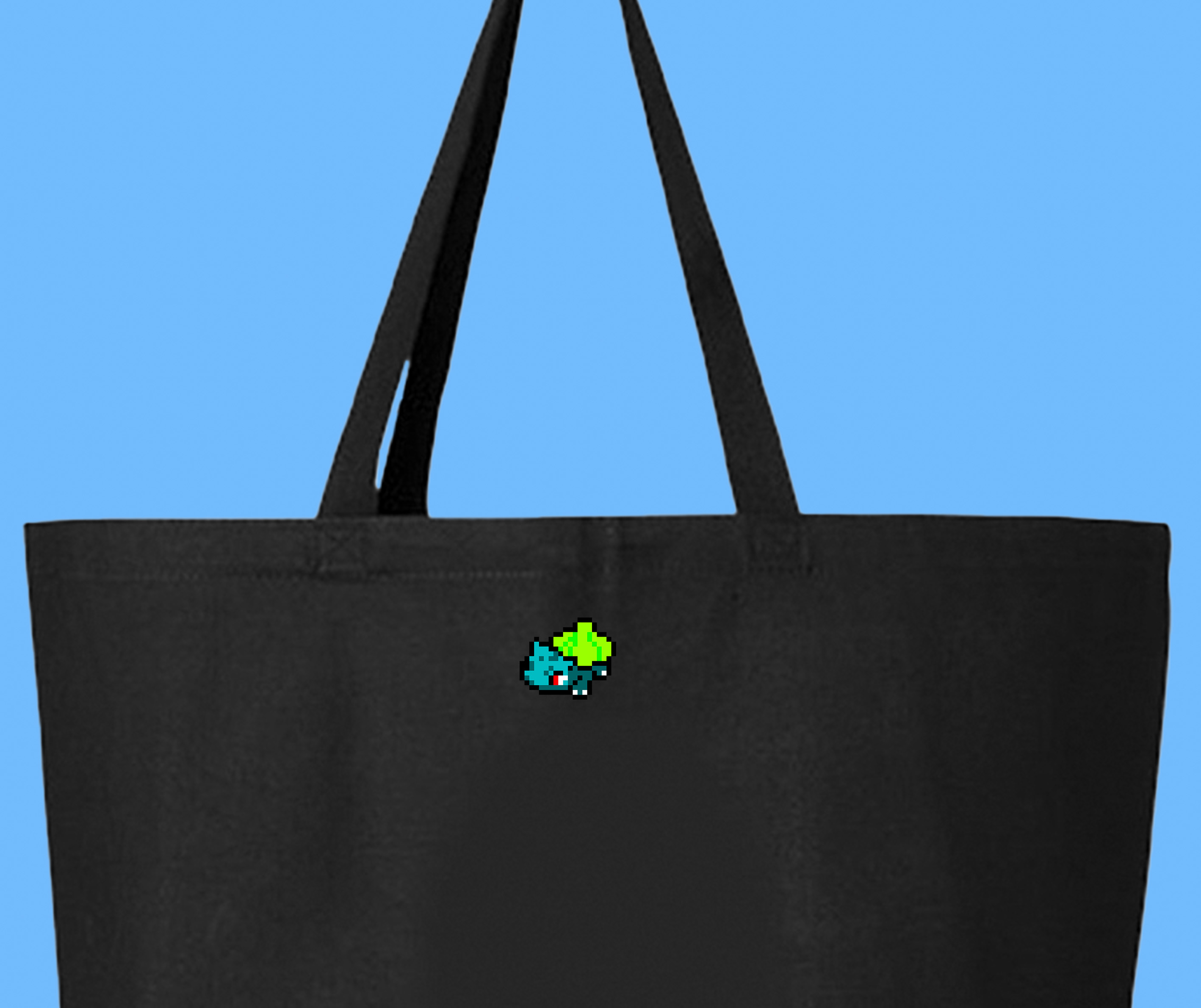 bulbasaur sprite tiny tote bag