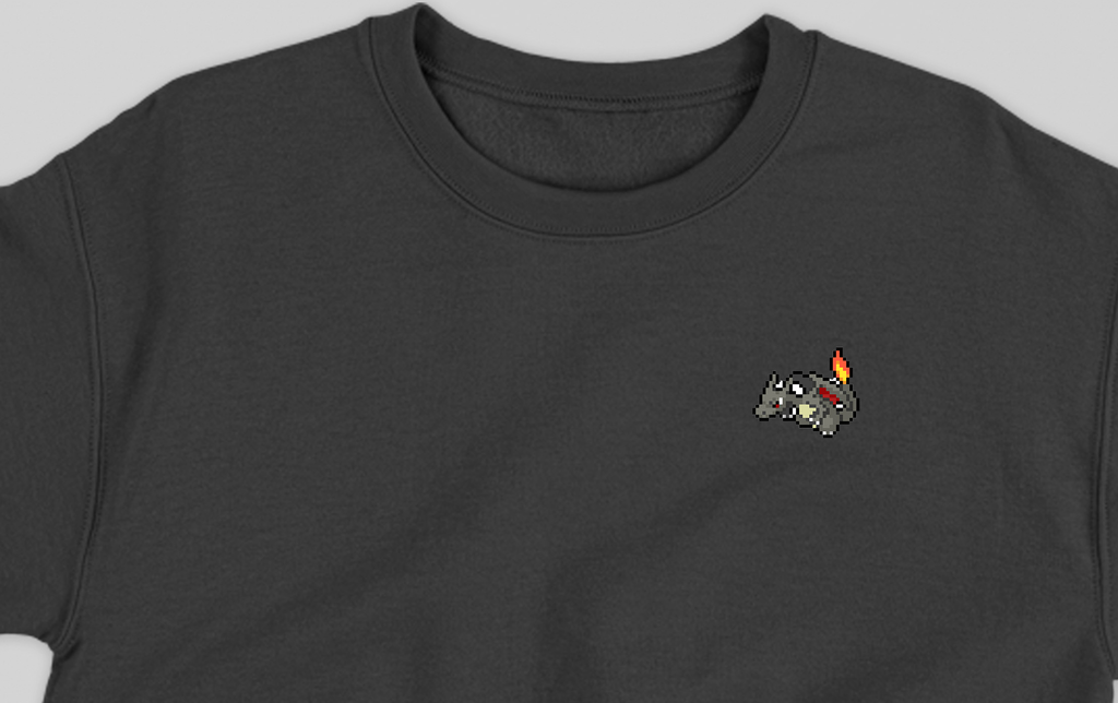 charizard sprite shiny tiny sweatshirt
