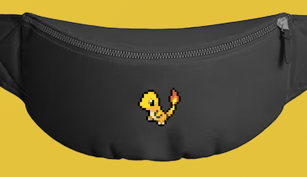 charmander sprite shiny tiny fanny pack