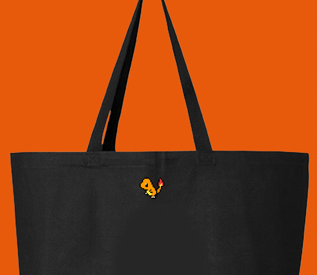 charmander sprite tiny tote bag