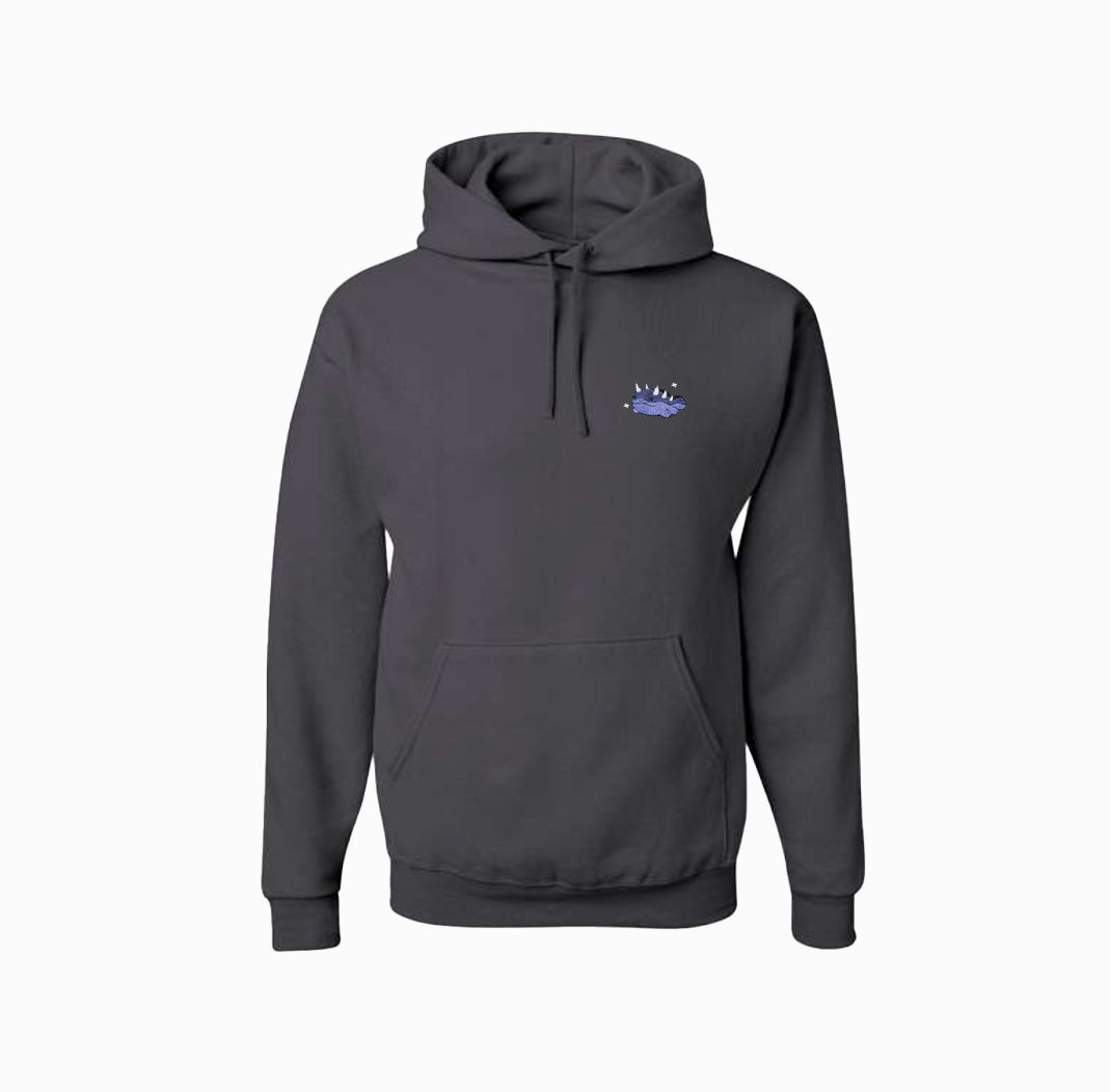 clodsire spiked shiny hoodie