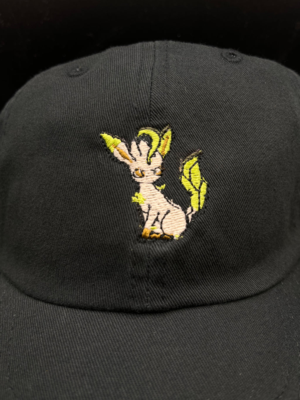 Leafeon embroidered dad hat