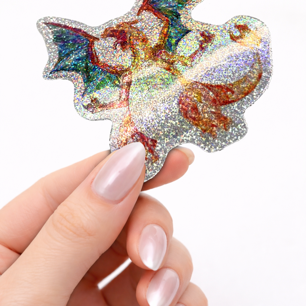 Prism Charizard 2.5" Pixie Dust Vinyl Sticker
