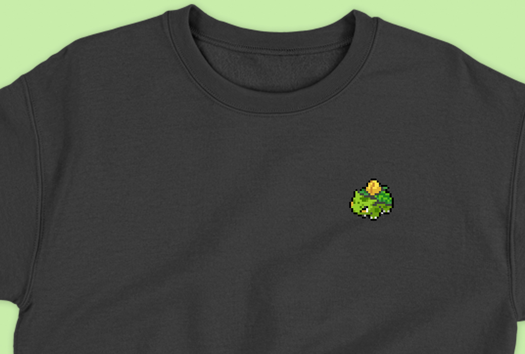 ivysaur sprite shiny tiny sweatshirt