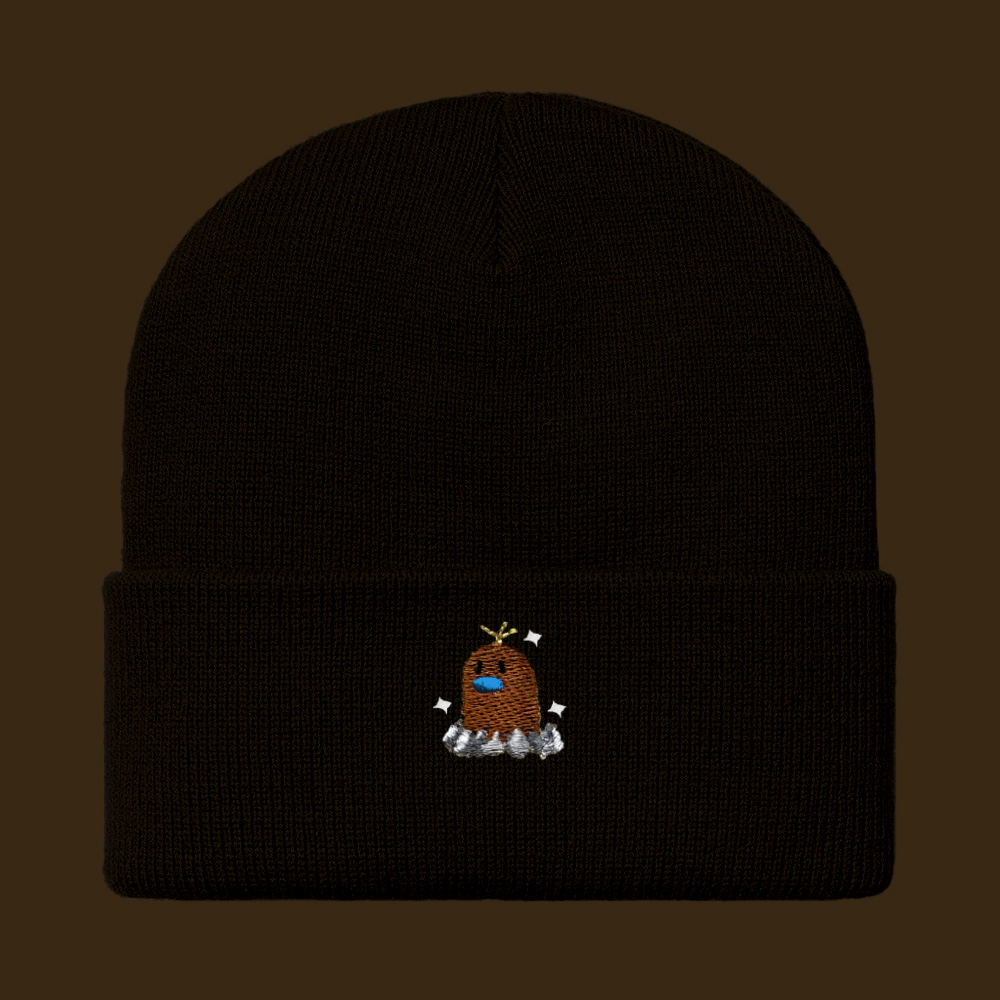 diglett shiny beanie
