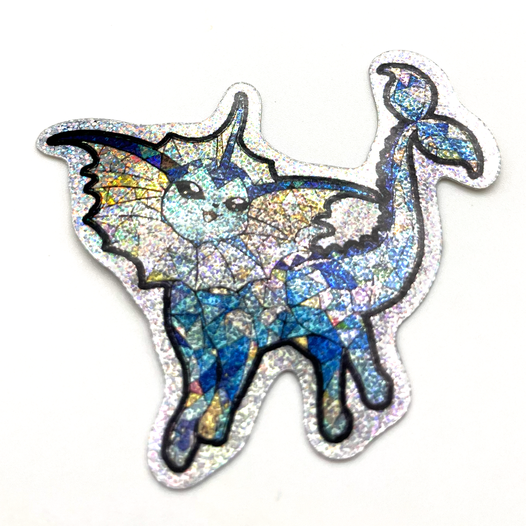 Prism Vaporeon 2.5" Pixie Dust Vinyl Sticker