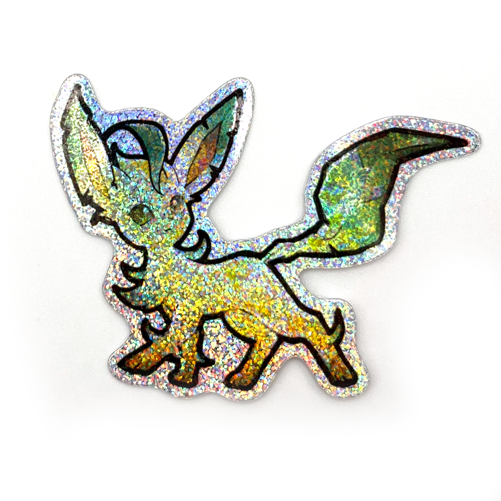 Prism Leafeon 2.5" Pixie Dust Vinyl Sticker