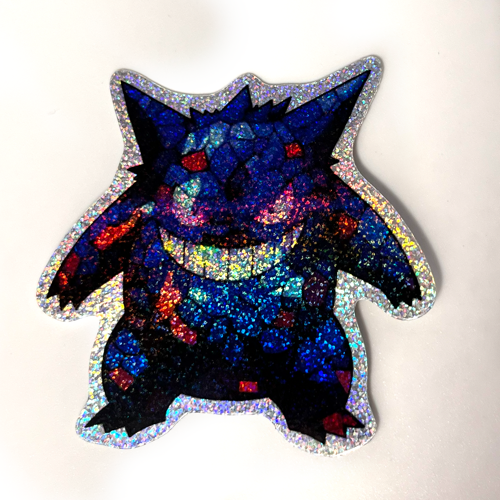 Prism Gengar 2.5" Pixie Dust Vinyl Sticker