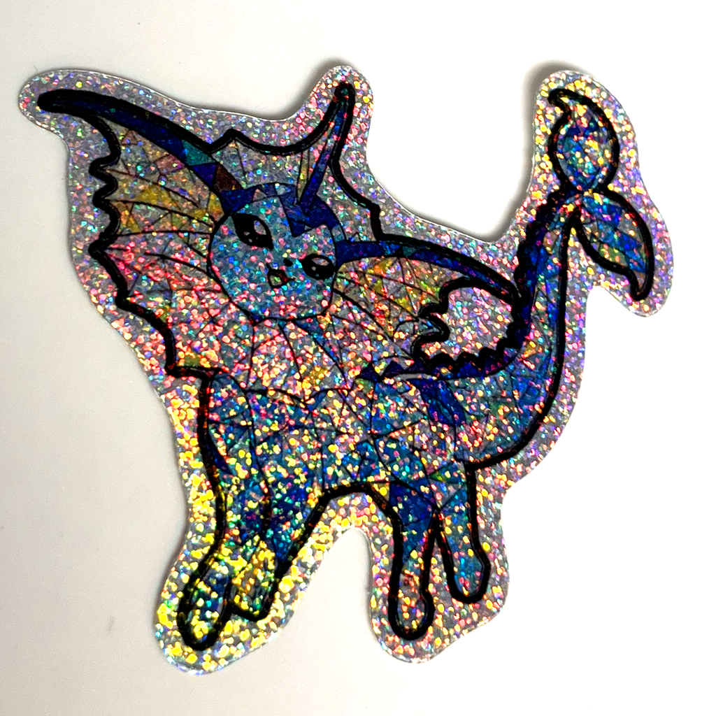 Prism Vaporeon 2.5" Pixie Dust Vinyl Sticker