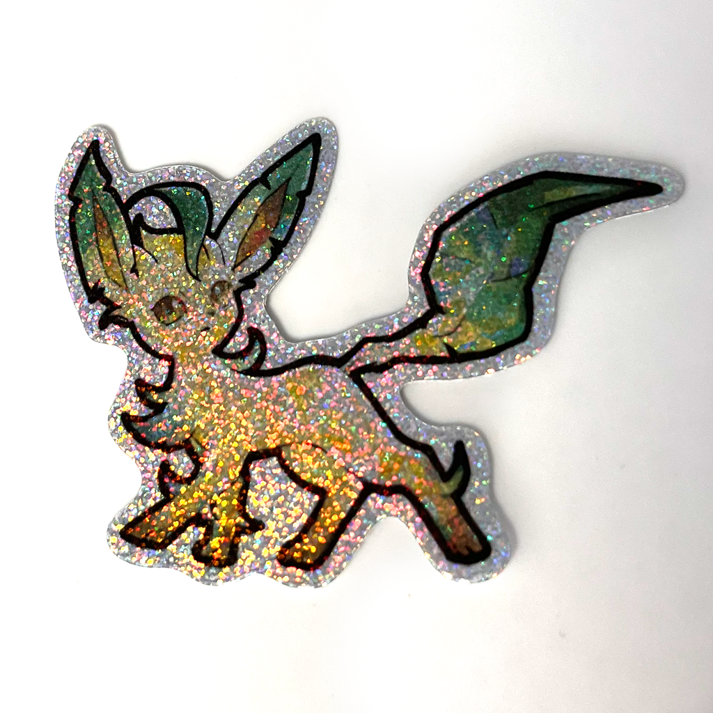 Prism Leafeon 2.5" Pixie Dust Vinyl Sticker
