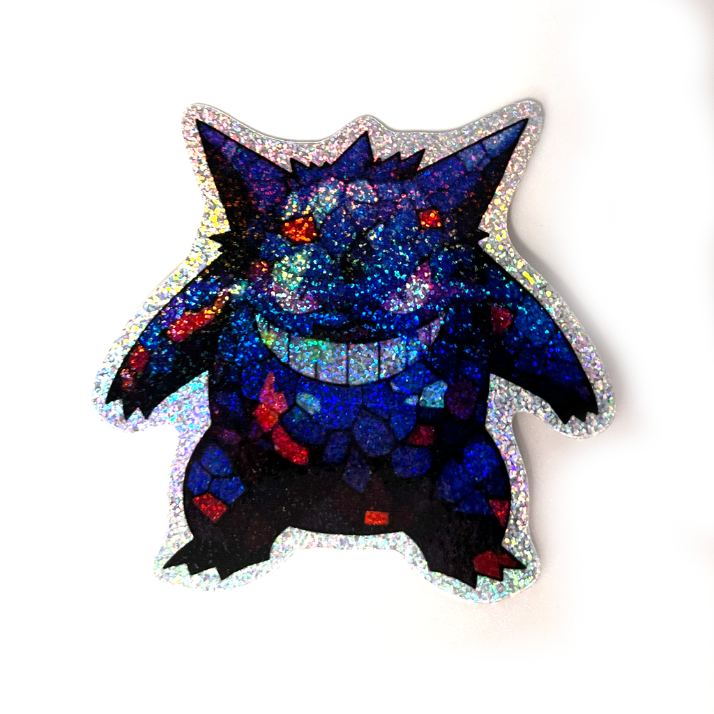 Prism Gengar 2.5" Pixie Dust Vinyl Sticker