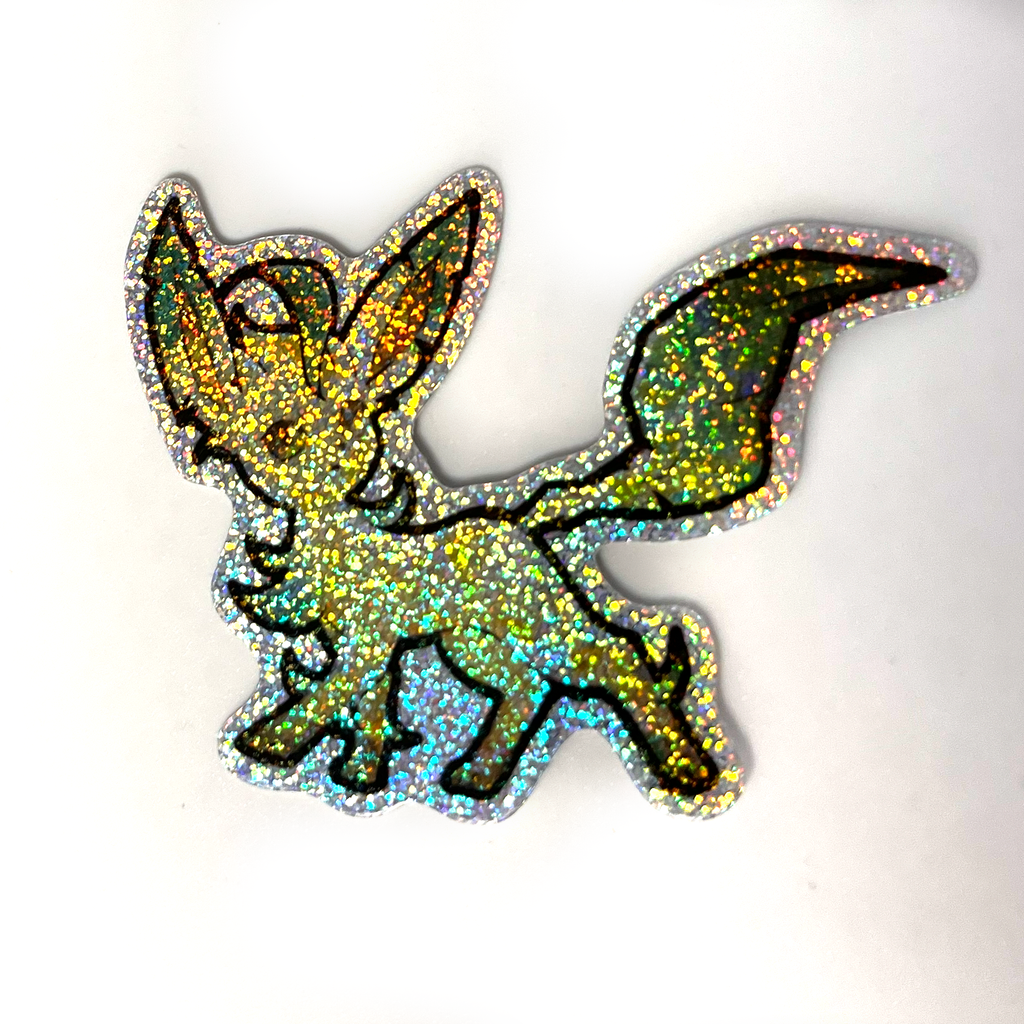 Prism Leafeon 2.5" Pixie Dust Vinyl Sticker