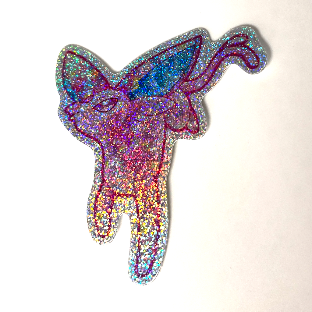 Prism Espeon 2.5" Pixie Dust Vinyl Sticker
