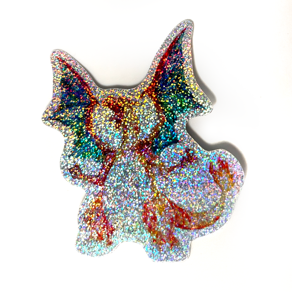 Prism Charizard 2.5" Pixie Dust Vinyl Sticker