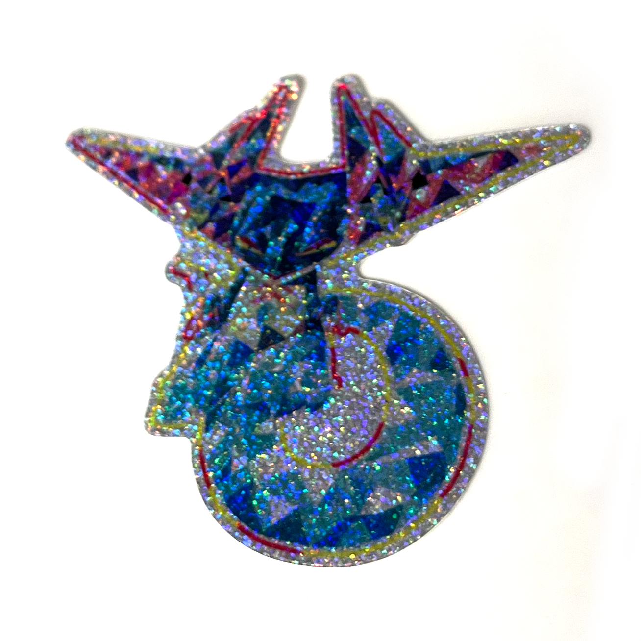 Prism Dragapult 2.5" Pixie Dust Vinyl Sticker
