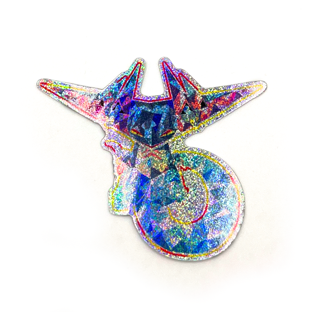 Prism Dragapult 2.5" Pixie Dust Vinyl Sticker