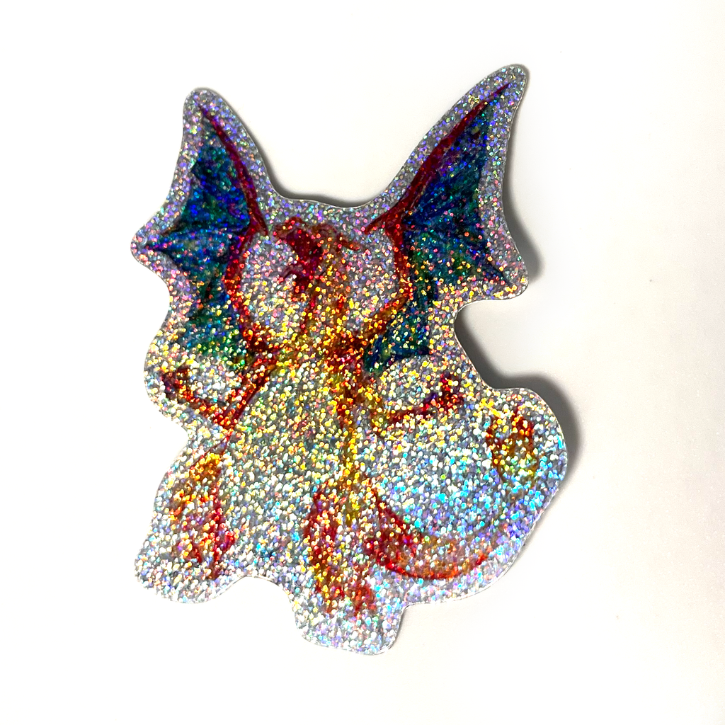 Prism Charizard 2.5" Pixie Dust Vinyl Sticker