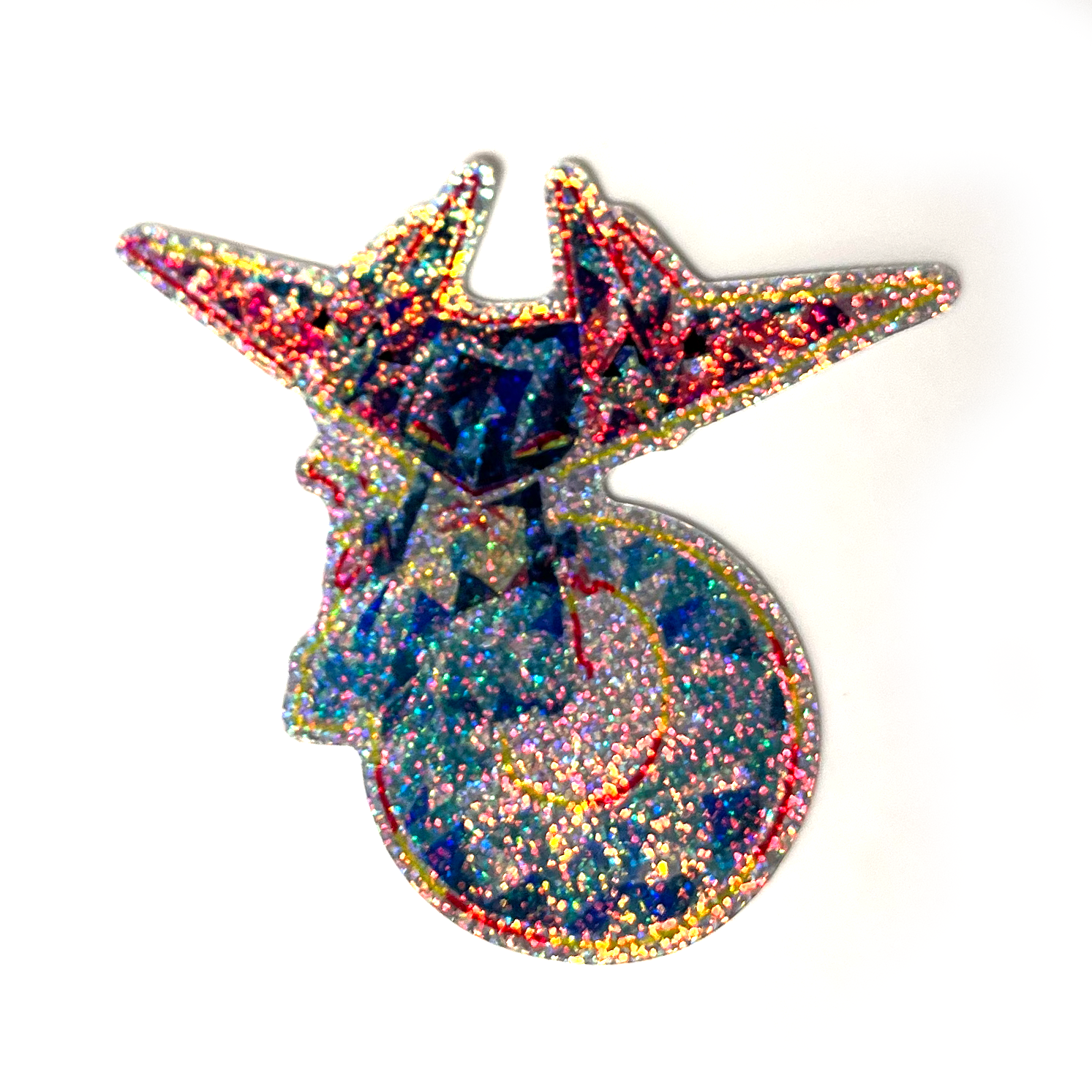 Prism Dragapult 2.5" Pixie Dust Vinyl Sticker