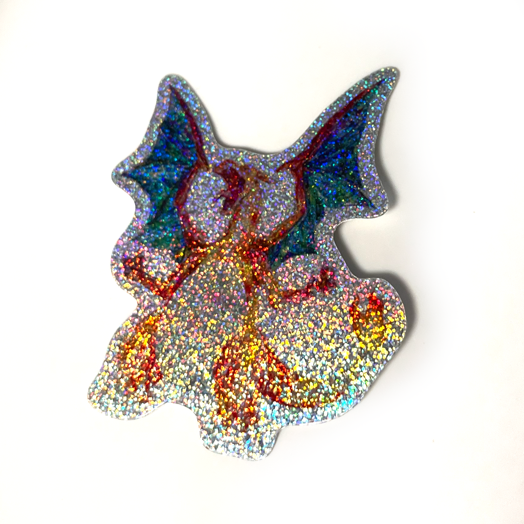 Prism Charizard 2.5" Pixie Dust Vinyl Sticker