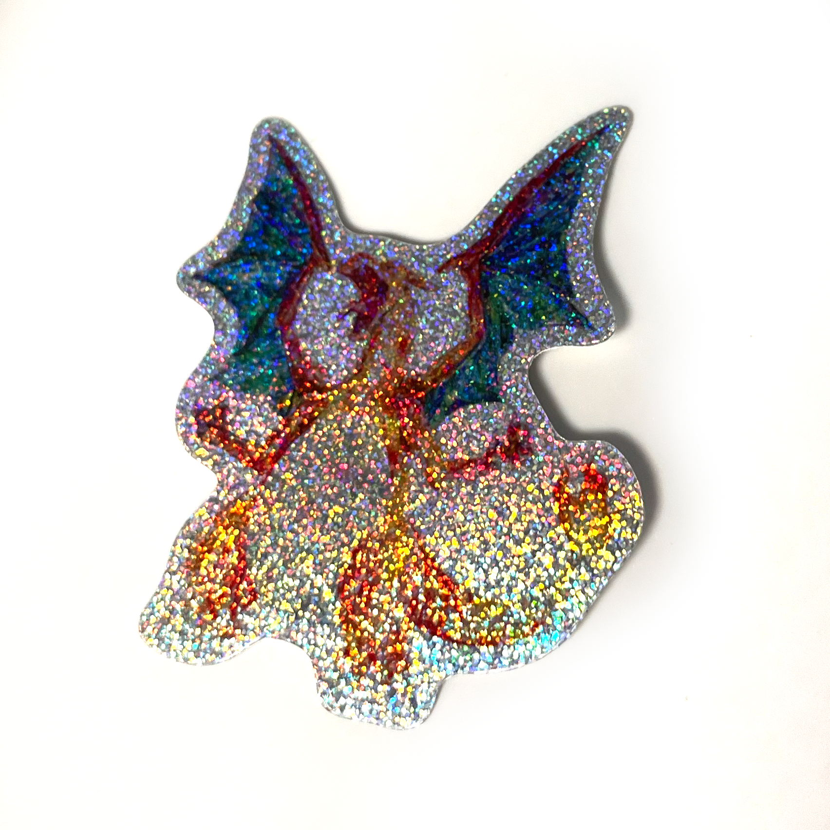 Prism Charizard 2.5" Pixie Dust Vinyl Sticker