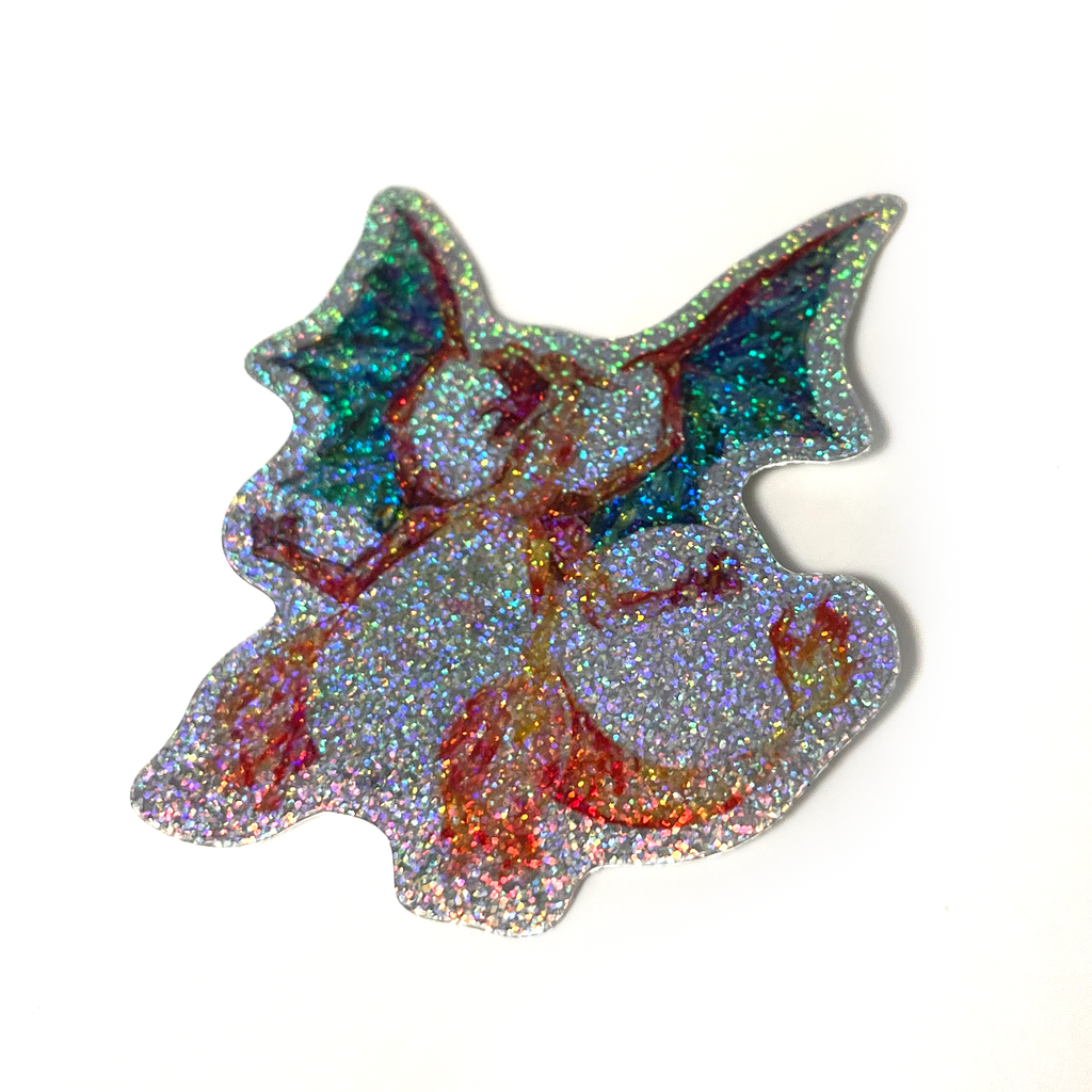 Prism Charizard 2.5" Pixie Dust Vinyl Sticker