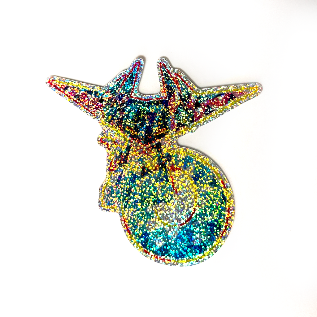 Prism Dragapult 2.5" Pixie Dust Vinyl Sticker