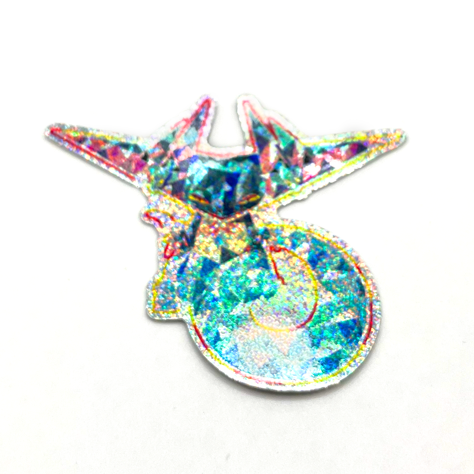 Prism Dragapult 2.5" Pixie Dust Vinyl Sticker