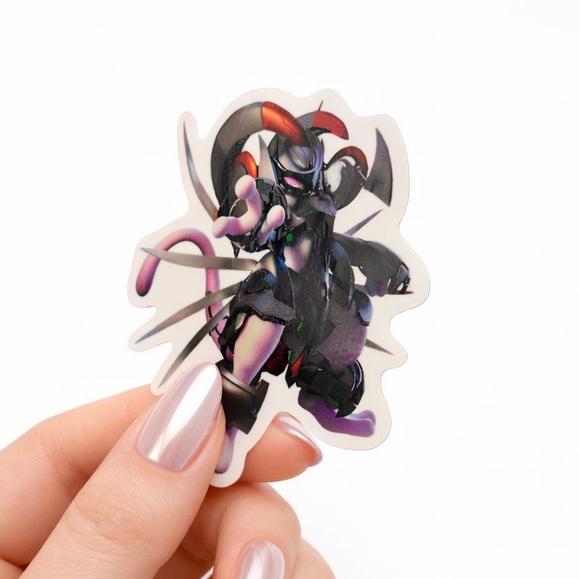 Armored Mewtwo 2" Vinyl Sticker