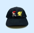 pikachu & ash pixel dad hat