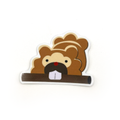 Bidoof Log 2" Vinyl Sticker