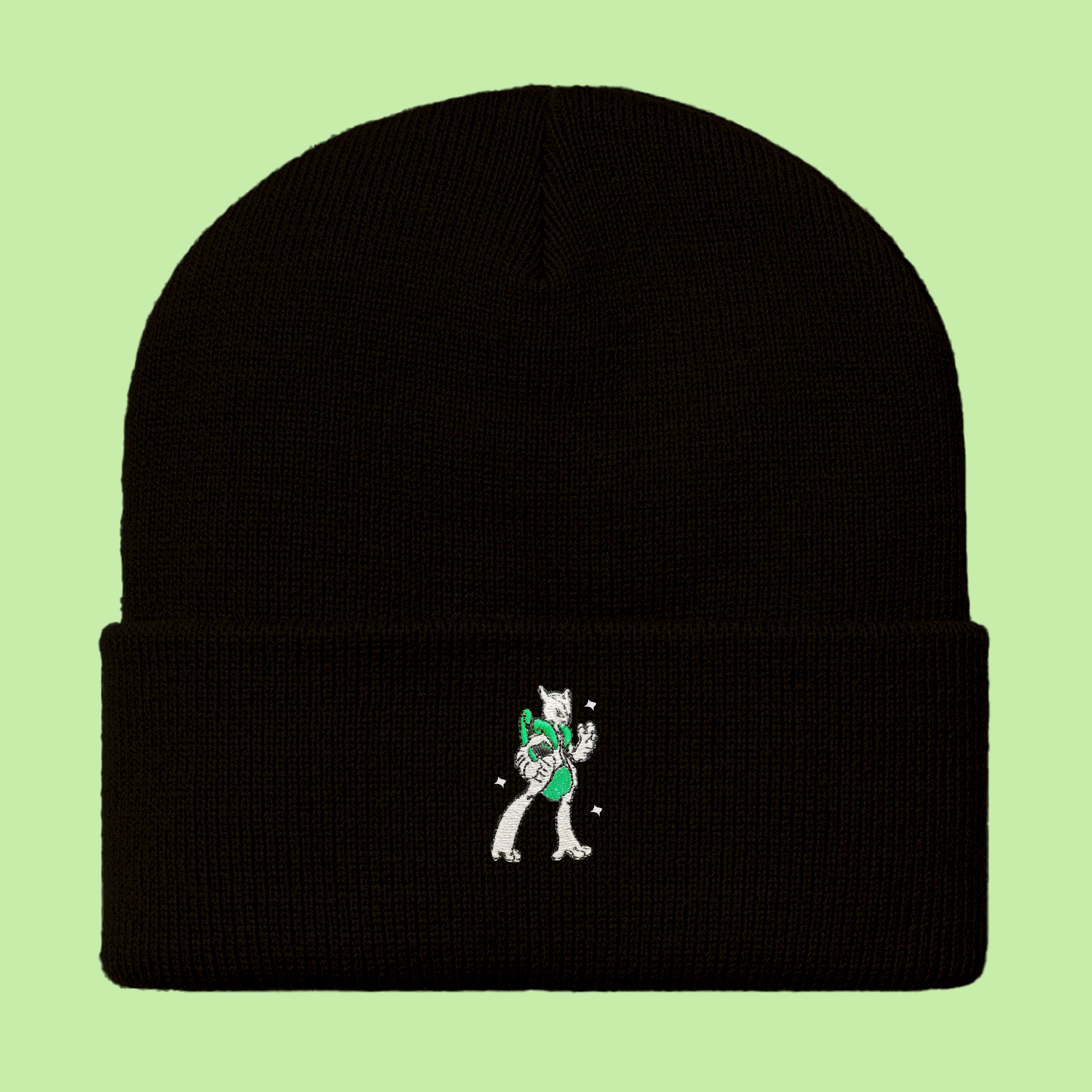 mewtwo mega x shiny beanie